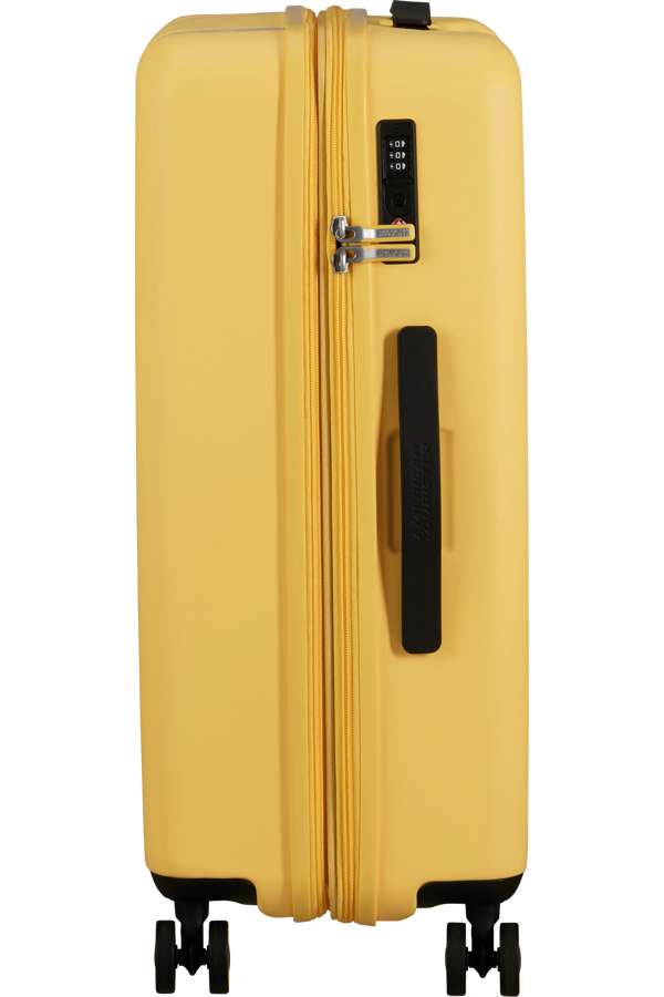 Mala de Viagem Média 66cm Expansível 4 Rodas Amarelo Ensolarado - Dynabelt | American Tourister
