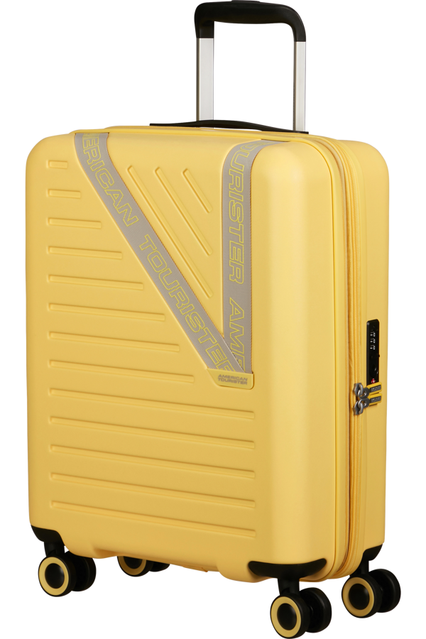 Mala de Cabine 55cm Expansível 4 Rodas Amarelo Ensolarado - Dynabelt | American Tourister