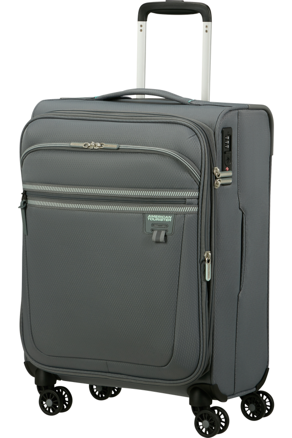 Mala de Cabine 55cm Expansível 4 Rodas Basalto - AeroSpin | American Tourister®