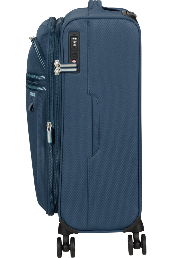 Mala de Cabine 55cm Expansível 4 Rodas Índigo - AeroSpin | American Tourister