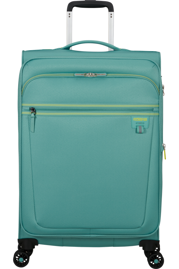 Mala de Viagem Média 69cm Expansível 4 Rodas Turquesa - AeroSpin | American Tourister®