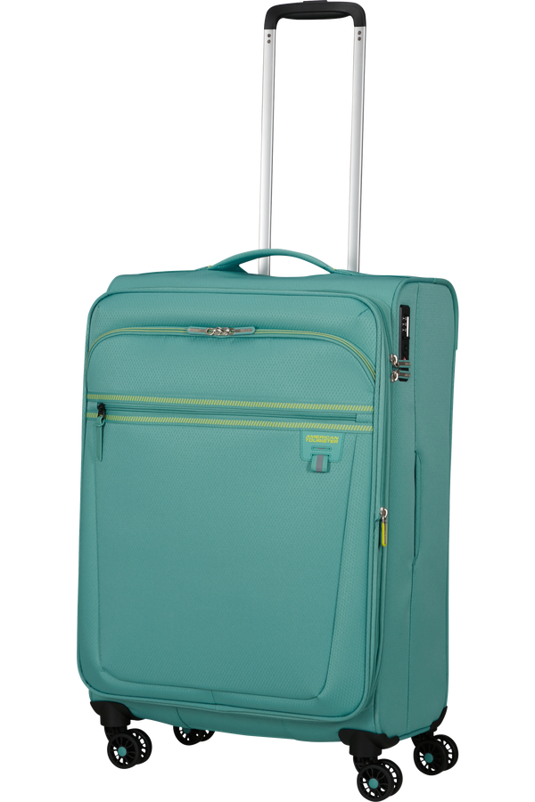 Mala de Viagem Média 69cm Expansível 4 Rodas Turquesa - AeroSpin | American Tourister®