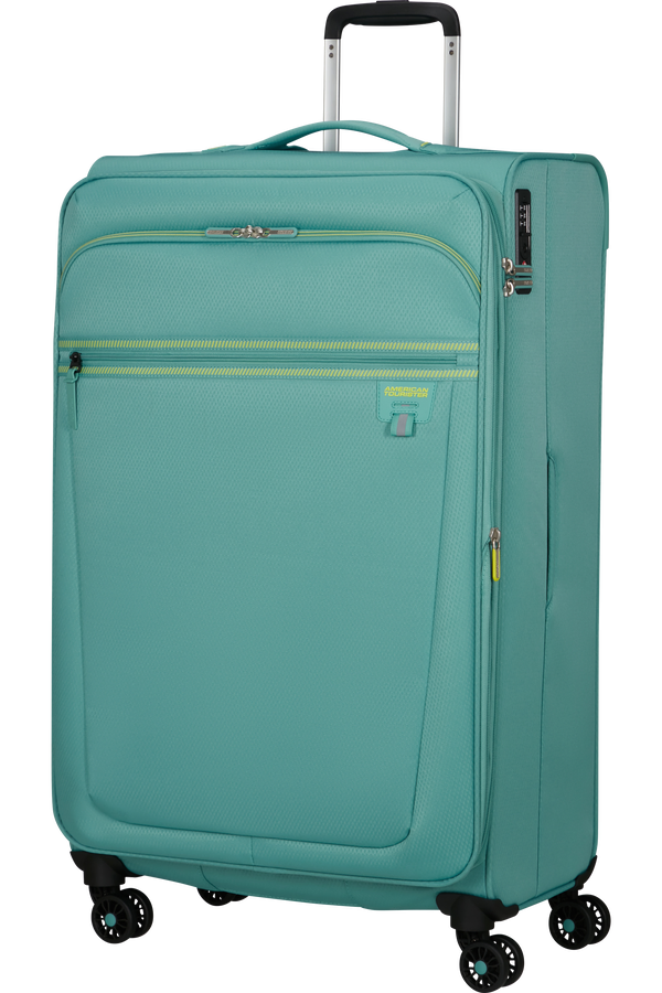 Mala de Viagem Grande 80cm Expansível 4 Rodas Turquesa - AeroSpin | American Tourister®