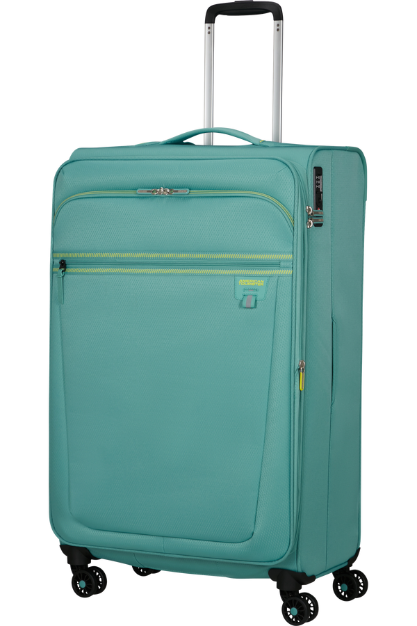 Mala de Viagem Grande 80cm Expansível 4 Rodas Turquesa - AeroSpin | American Tourister®