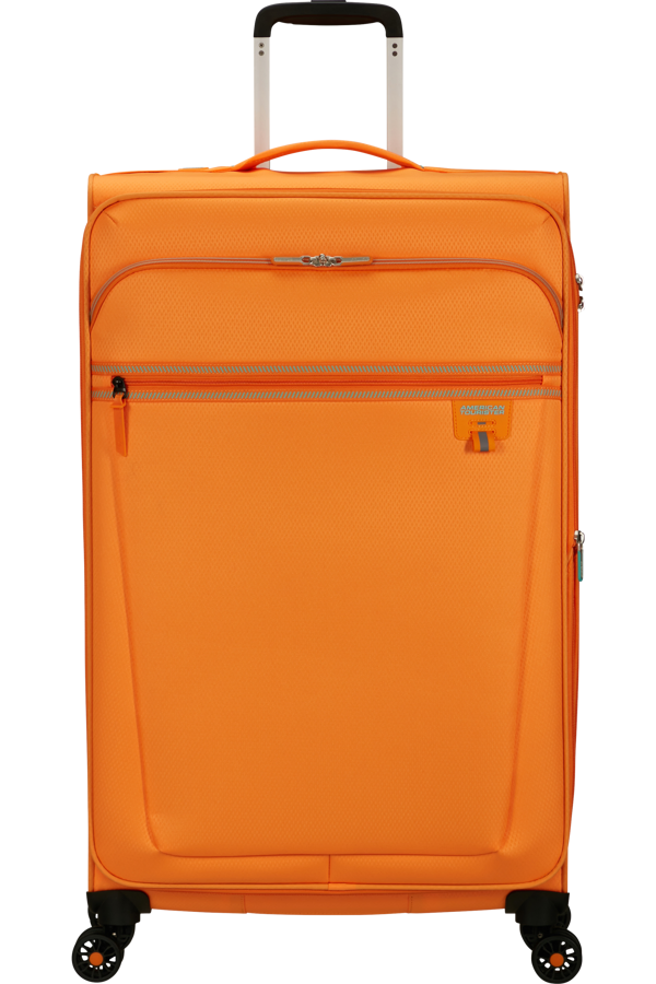 Mala de Viagem Grande 80cm Expansível 4 Rodas Laranja Radiante - AeroSpin | American Tourister