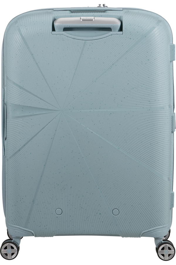 Mala de Viagem Média 67cm Expansível 4 Rodas Azul-Claro Salpicos - StarVibe | American Tourister
