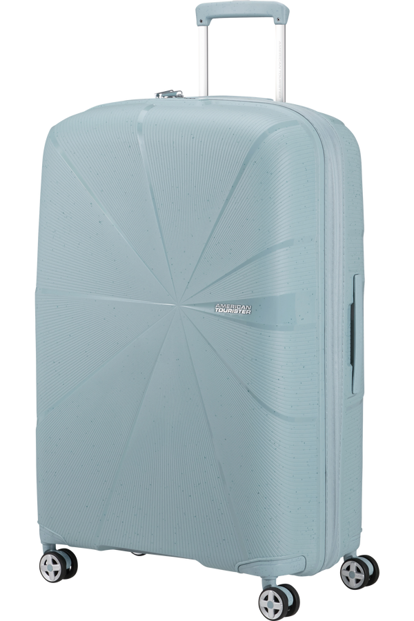 Mala de Viagem Grande 77cm Expansível 4 Rodas Azul-Claro Salpicos - StarVibe | American Tourister