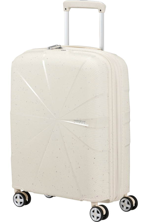 Mala de Cabine 55cm Expansível 4 Rodas Creme Salpicos - StarVibe | American Tourister