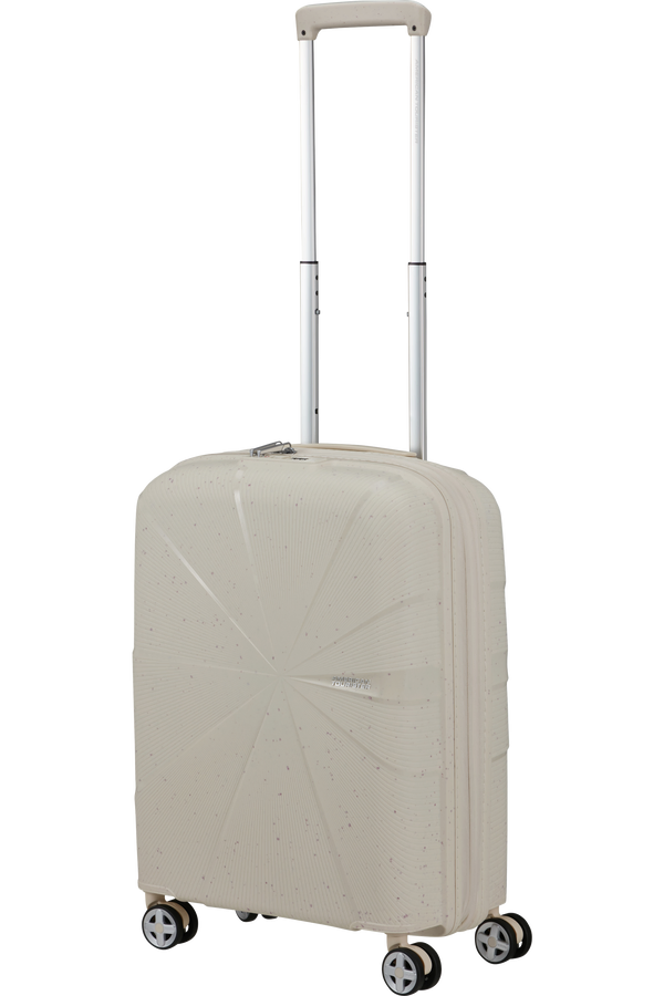 Mala de Cabine 55cm Expansível 4 Rodas Creme Salpicos - StarVibe | American Tourister