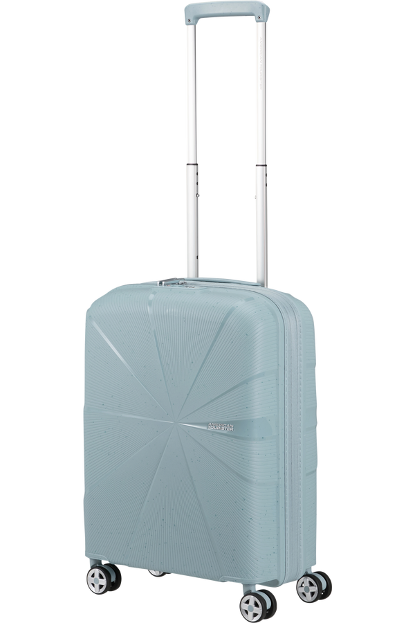 Mala de Cabine 55cm Expansível 4 Rodas Azul-Claro Salpicos - StarVibe | American Tourister