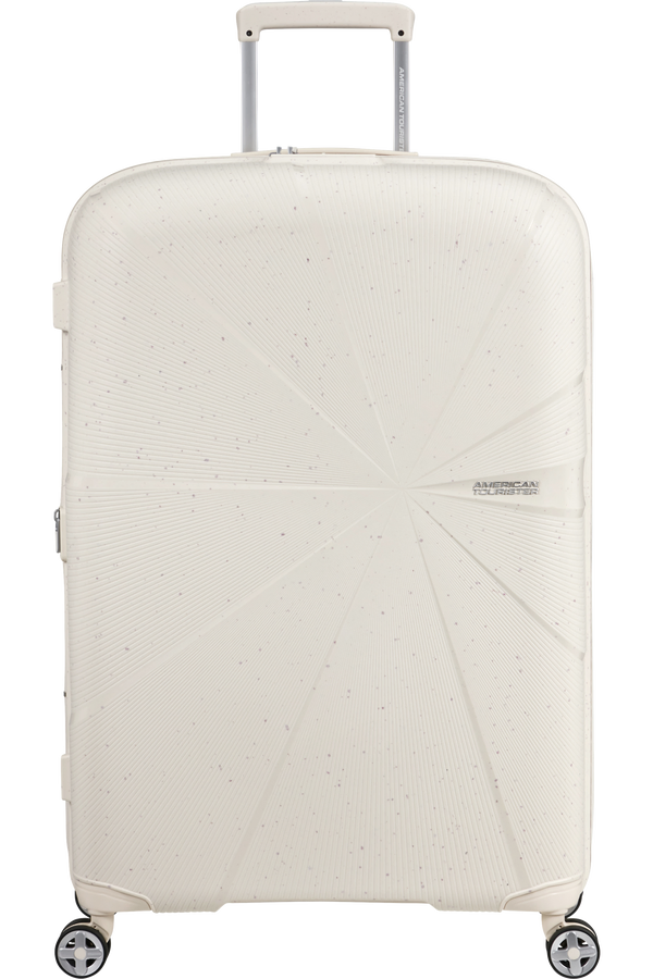 Mala de Viagem Grande 77cm Expansível 4 Rodas Creme Salpicos - StarVibe | American Tourister