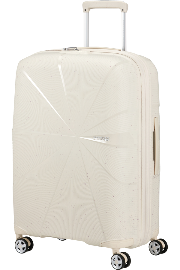 Mala de Viagem Média 67cm Expansível 4 Rodas Creme Salpicos - StarVibe | American Tourister