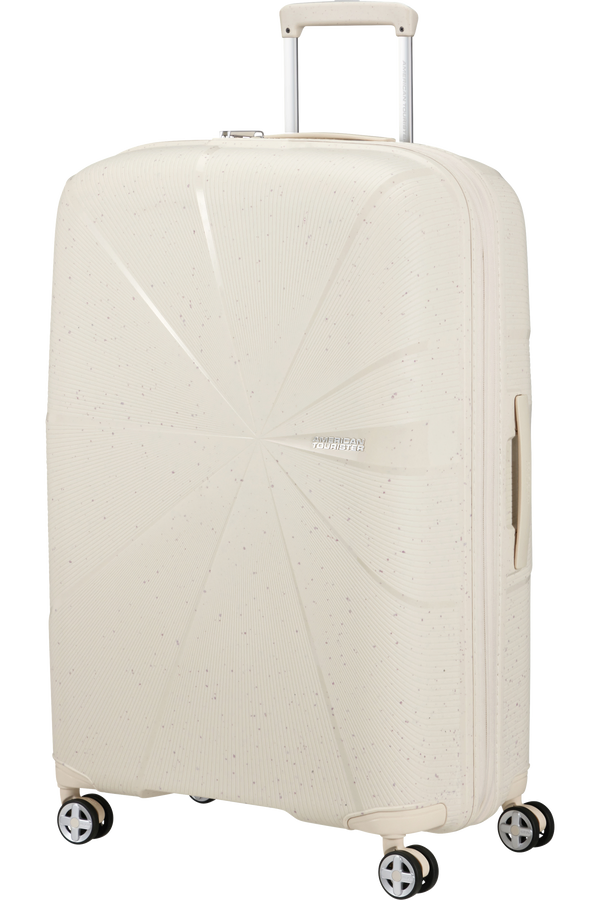 Mala de Viagem Grande 77cm Expansível 4 Rodas Creme Salpicos - StarVibe | American Tourister