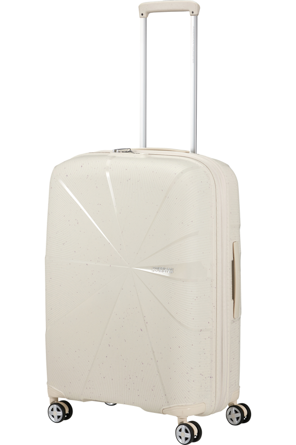 Mala de Viagem Média 67cm Expansível 4 Rodas Creme Salpicos - StarVibe | American Tourister