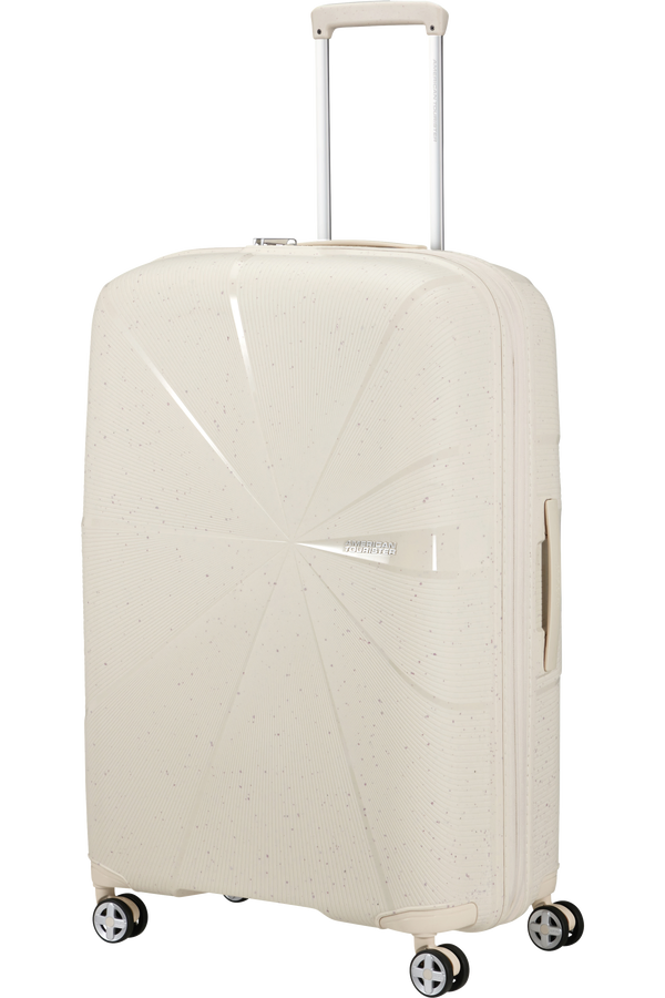 Mala de Viagem Grande 77cm Expansível 4 Rodas Creme Salpicos - StarVibe | American Tourister