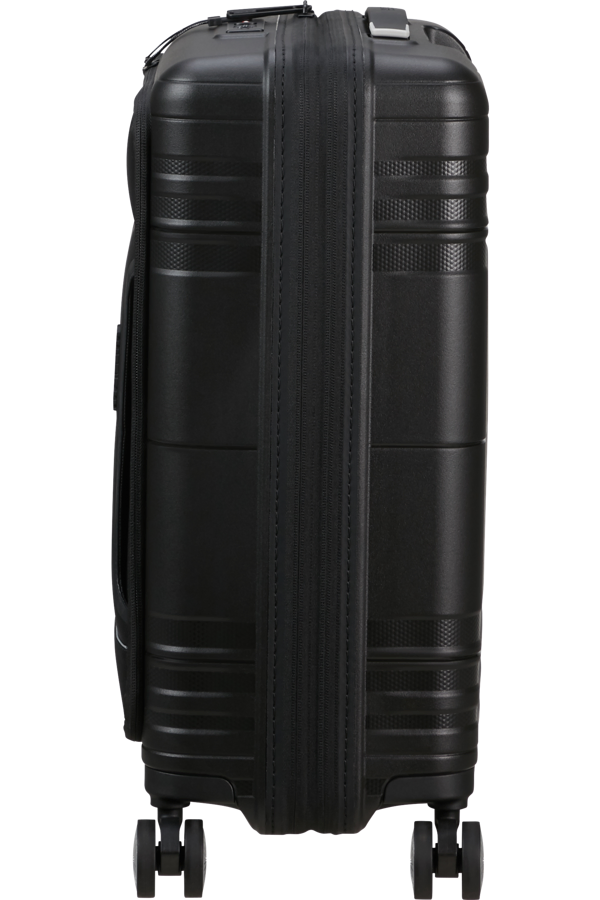 Mala de Cabine 55cm Expansível 4 Rodas com Bolso para Portátil 15.6 Preta - Hello Cabin | American 