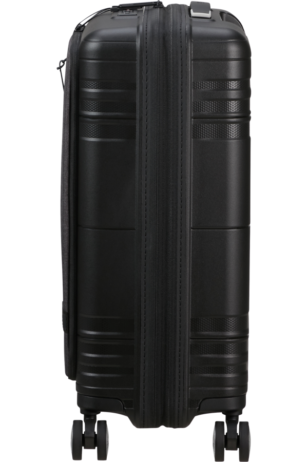 Mala de Cabine 55cm Expansível 4 Rodas com Bolso para Portátil 15.6 Cinzento Mélange - Hello Cabin 