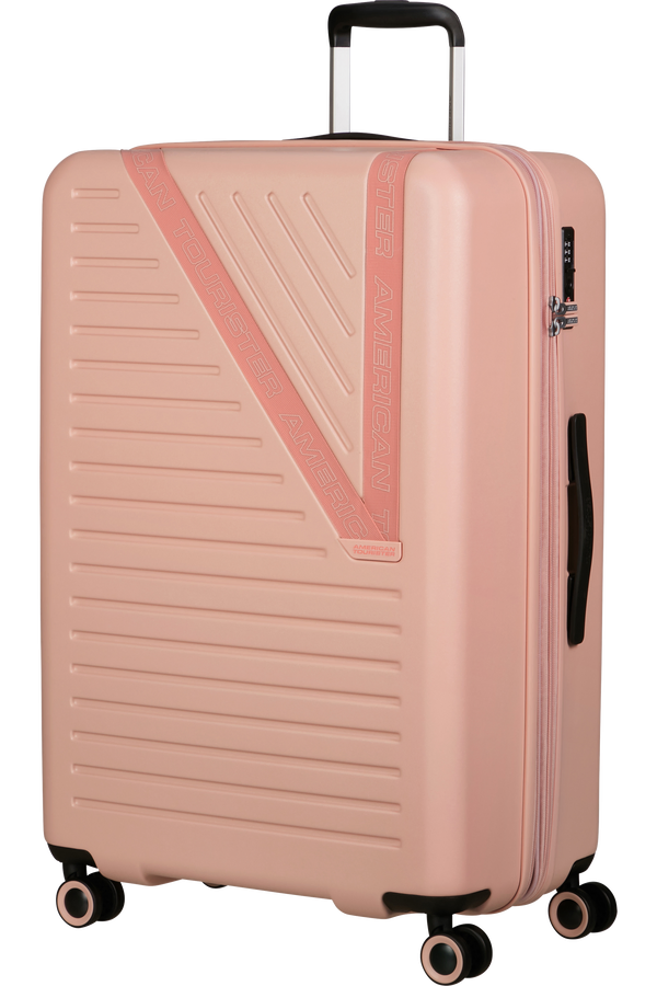 Mala de Viagem Grande 77cm Expansível 4 Rodas Areia Rosa - Dynabelt | American Tourister