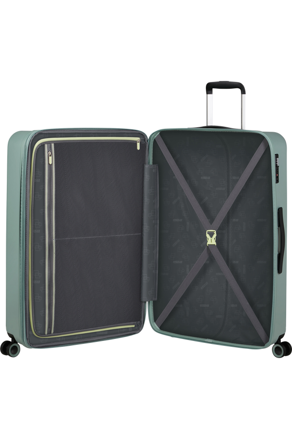 Mala de Viagem Grande 77cm Expansível 4 Rodas Verde Nebuloso - Dynabelt | American Tourister
