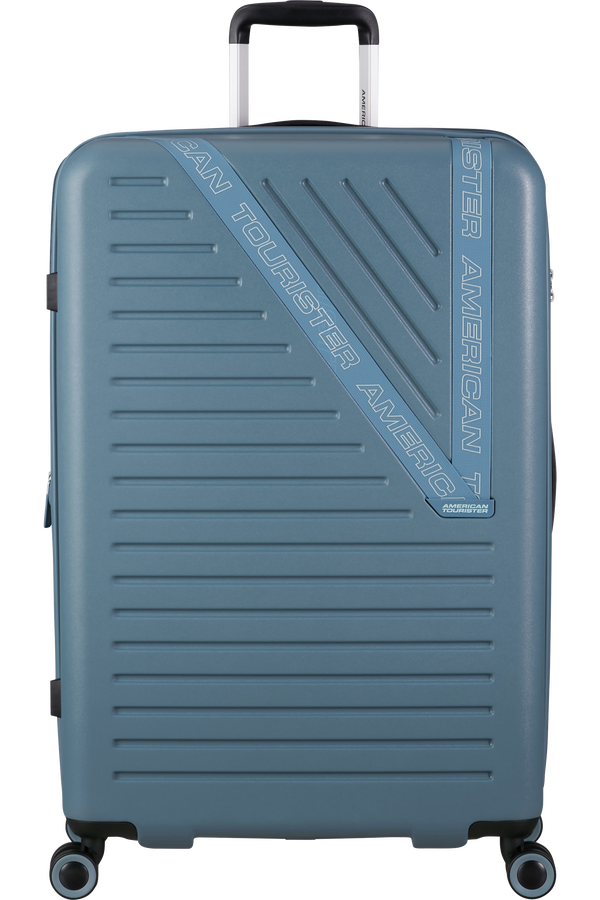 Mala de Viagem Grande 77cm Expansível 4 Rodas Azul Tempestade - Dynabelt | American Tourister
