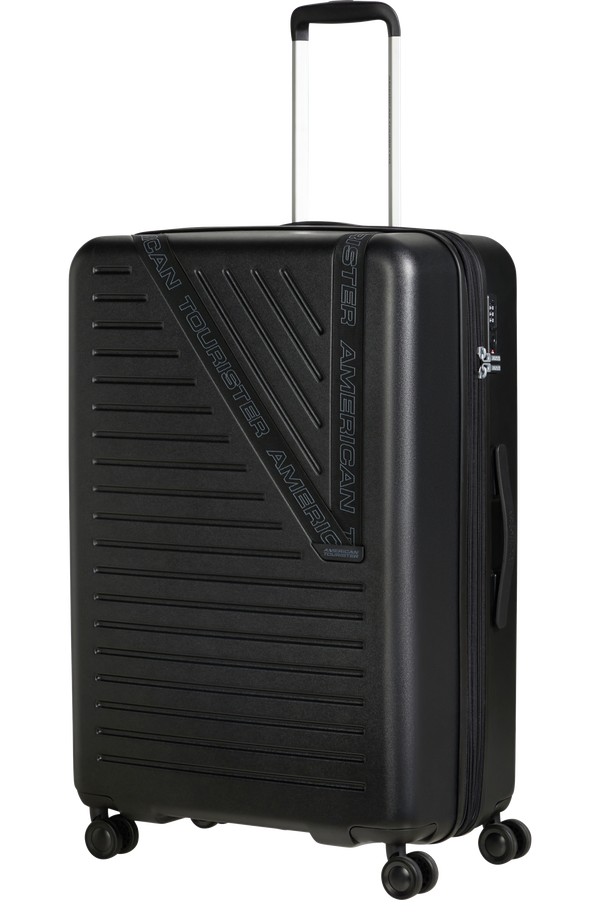 Mala de Viagem Grande 77cm Expansível 4 Rodas Preto Vulcão - Dynabelt | American Tourister