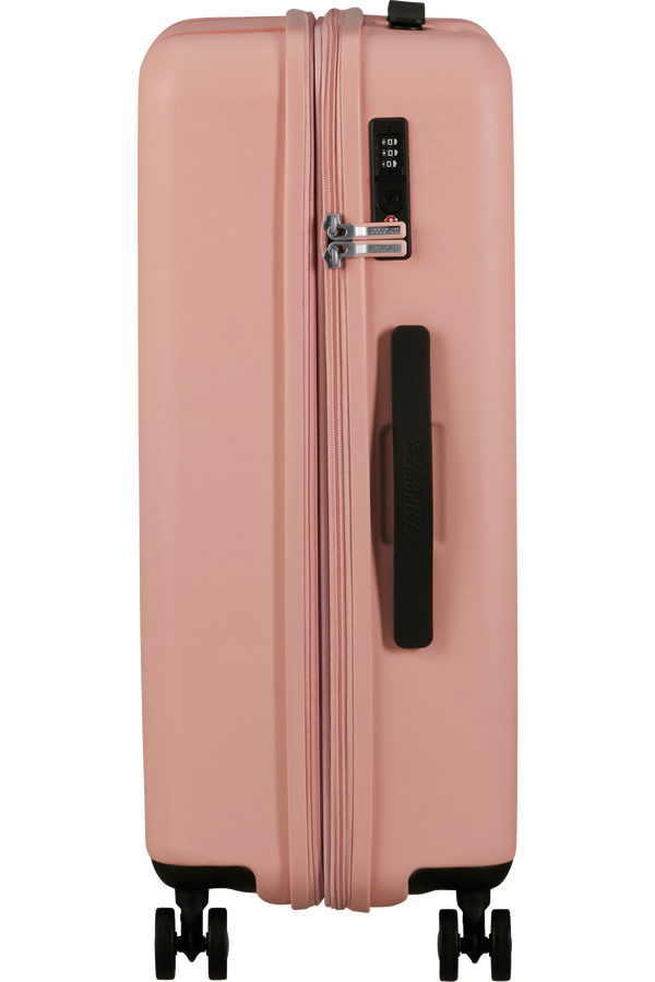 Mala de Viagem Média 66cm Expansível 4 Rodas Areia Rosa - Dynabelt | American Tourister