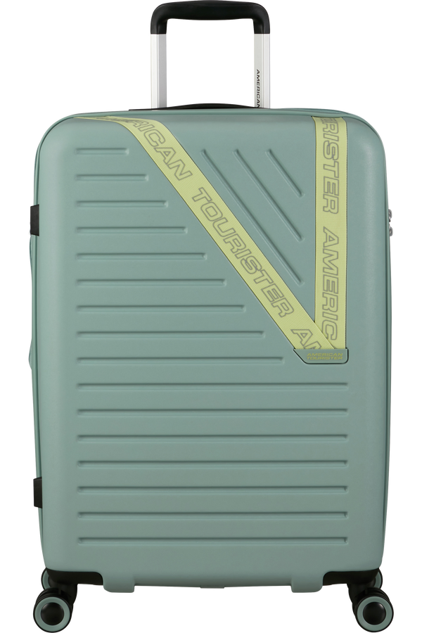 Mala de Viagem Média 66cm Expansível 4 Rodas Verde Nebuloso - Dynabelt | American Tourister