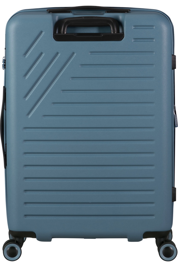 Mala de Viagem Média 66cm Expansível 4 Rodas Azul Tempestade - Dynabelt | American Tourister