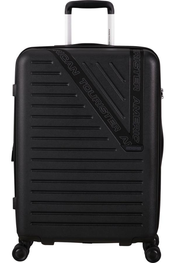 Mala de Viagem Média 66cm Expansível 4 Rodas Preto Vulcão - Dynabelt | American Tourister