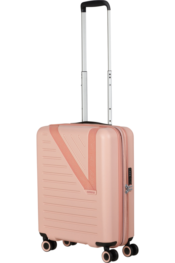 Mala de Cabine 55cm Expansível 4 Rodas Areia Rosa - Dynabelt | American Tourister