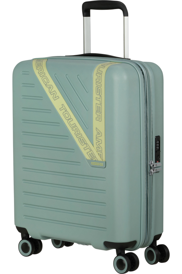 Mala de Cabine 55cm Expansível 4 Rodas Verde Nebuloso - Dynabelt | American Tourister