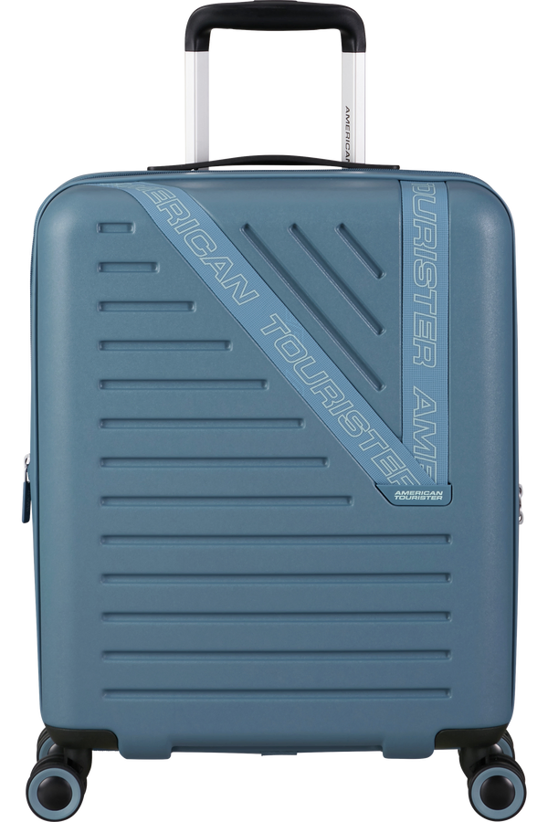 Mala de Cabine 55cm Expansível 4 Rodas Azul Tempestade - Dynabelt | American Tourister