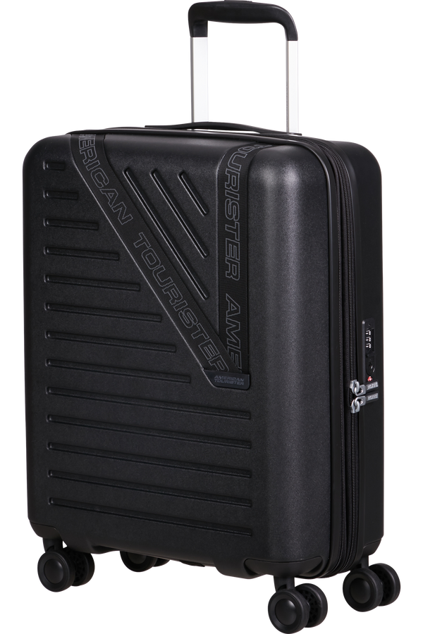 Mala de Cabine 55cm Expansível 4 Rodas Preto Vulcão - Dynabelt | American Tourister
