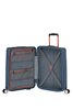 Mala de Cabine 55cm Expansível 4 Rodas com Bolso para Portátil 15.6 Azul-Marinho/Laranja - Hello Ca