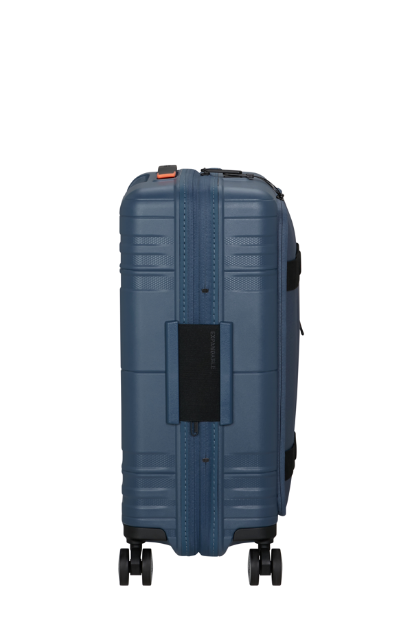 Mala de Cabine 55cm Expansível 4 Rodas com Bolso para Portátil 15.6 Azul-Marinho/Laranja - Hello Ca