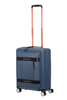Mala de Cabine 55cm Expansível 4 Rodas com Bolso para Portátil 15.6 Azul-Marinho/Laranja - Hello Ca