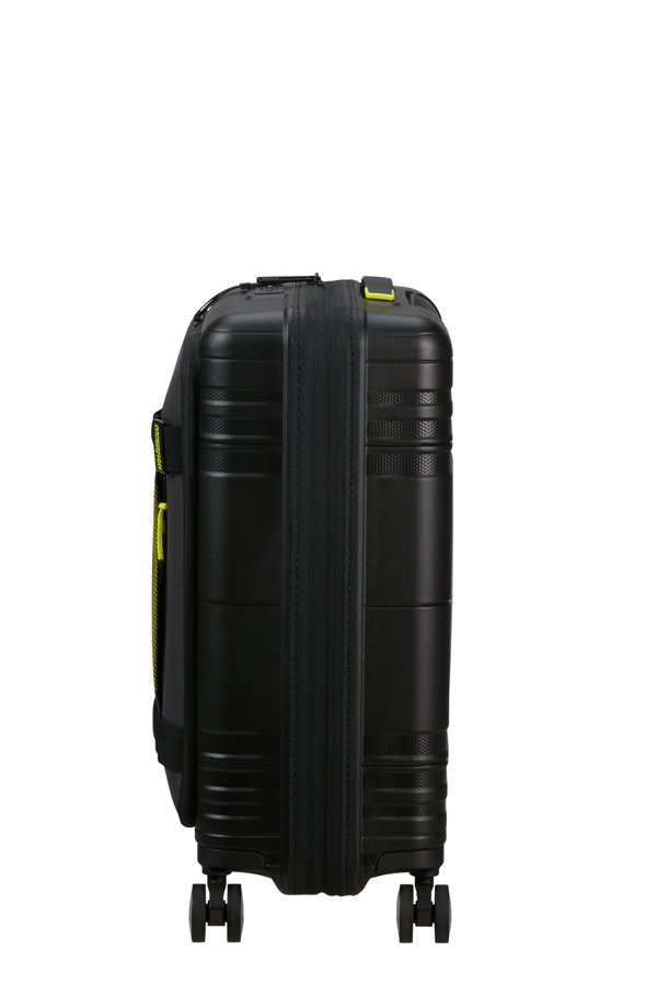 Mala de Cabine 55cm Expansível 4 Rodas com Bolso para Portátil 15.6 Preta/Lima - Hello Cabin | Amer