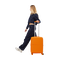 Mala de Cabine 55cm Expansível 4 Rodas Laranja Radiante - FastForward | American Tourister
