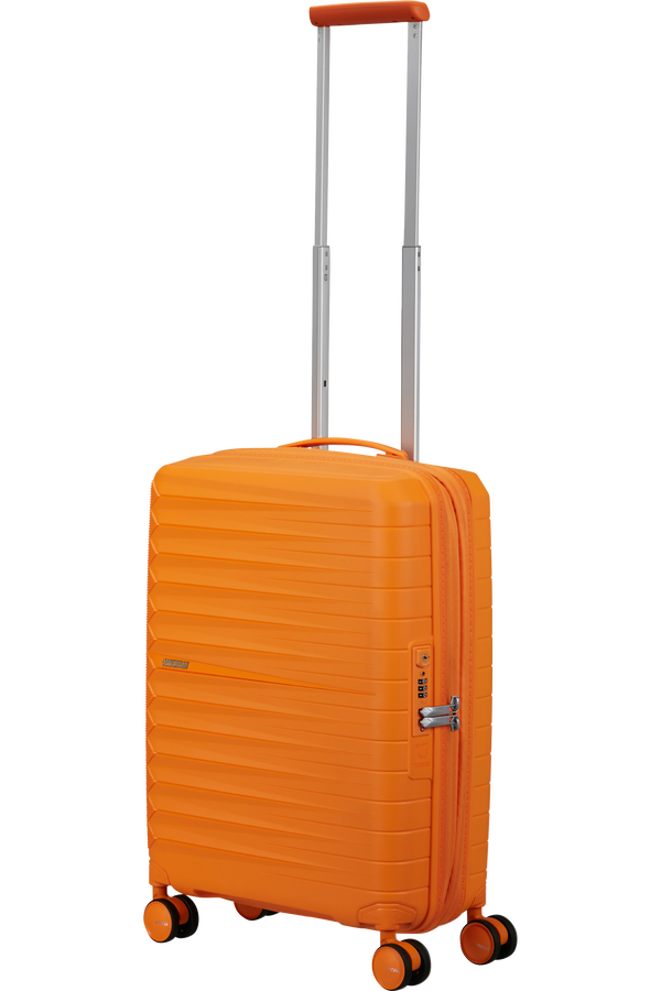 Mala de Cabine 55cm Expansível 4 Rodas Laranja Radiante - FastForward | American Tourister