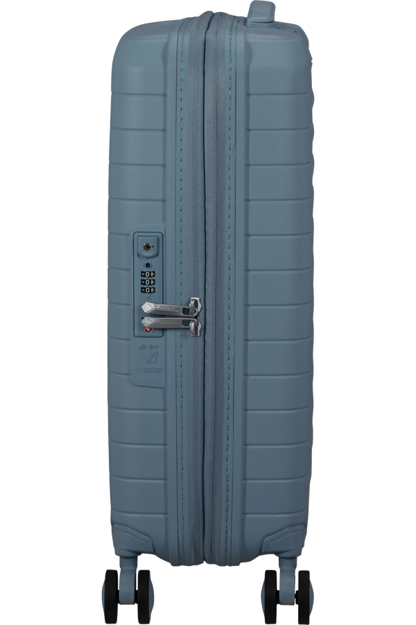 Mala de Cabine 55cm Expansível 4 Rodas Azul Aço - FastForward | American Tourister
