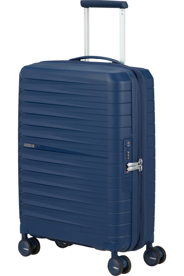 Mala de Cabine 55cm Expansível 4 Rodas Azul-Marinho - FastForward | American Tourister