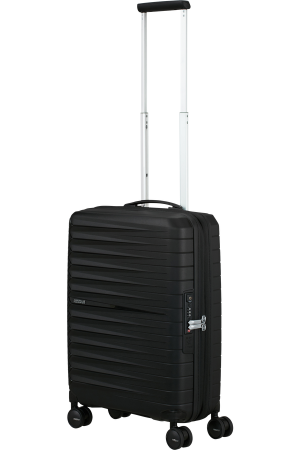 Mala de Cabine 55cm Expansível 4 Rodas Preto - FastForward | American Tourister
