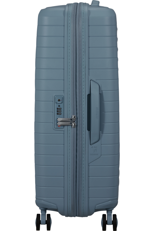 Mala de Viagem Média 68cm Expansível 4 Rodas Azul Aço - FastForward | American Tourister