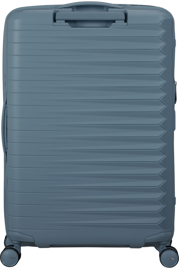 Mala de Viagem Média 68cm Expansível 4 Rodas Azul Aço - FastForward | American Tourister