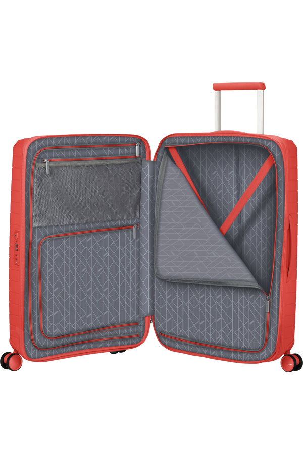 Mala de Viagem Média 68cm Expansível 4 Rodas Coral Pôr-do-Sol - FastForward | American Tourister