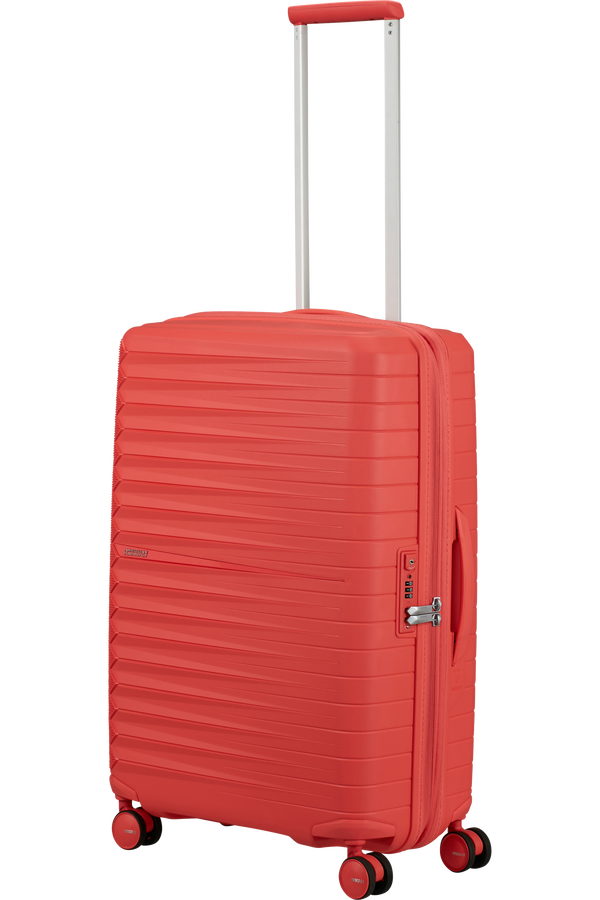 Mala de Viagem Média 68cm Expansível 4 Rodas Coral Pôr-do-Sol - FastForward | American Tourister