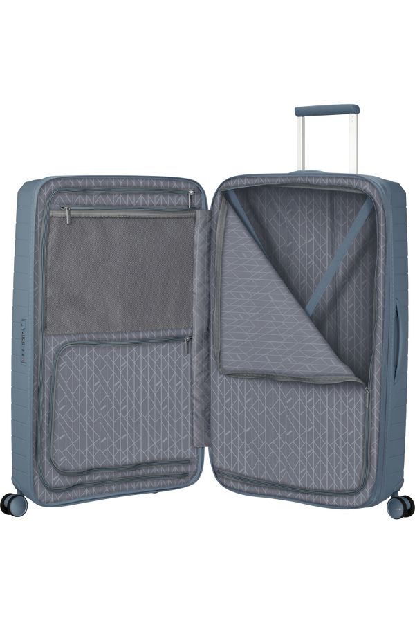 Mala de Viagem Grande 78cm Expansível 4 Rodas Azul Aço - FastForward | American Tourister