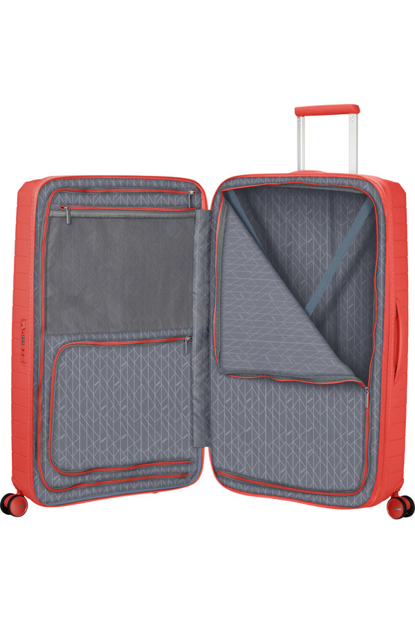 Mala de Viagem Grande 78cm Expansível 4 Rodas Coral Pôr-do-Sol - FastForward | American Tourister