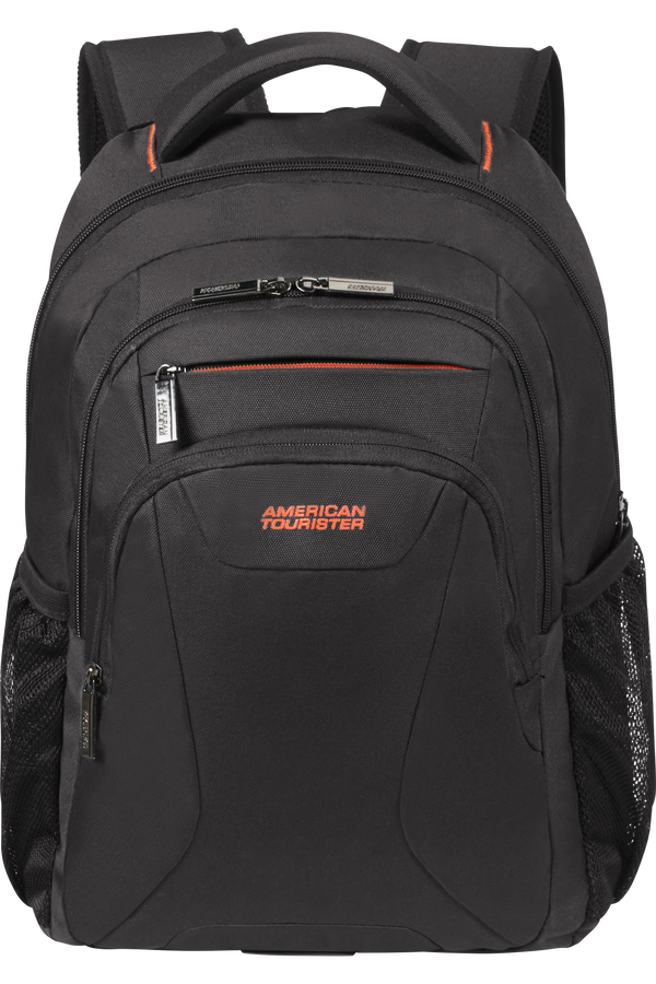 Mochila para Portátil 14.1" Preto/Laranja - AT Work | American Tourister