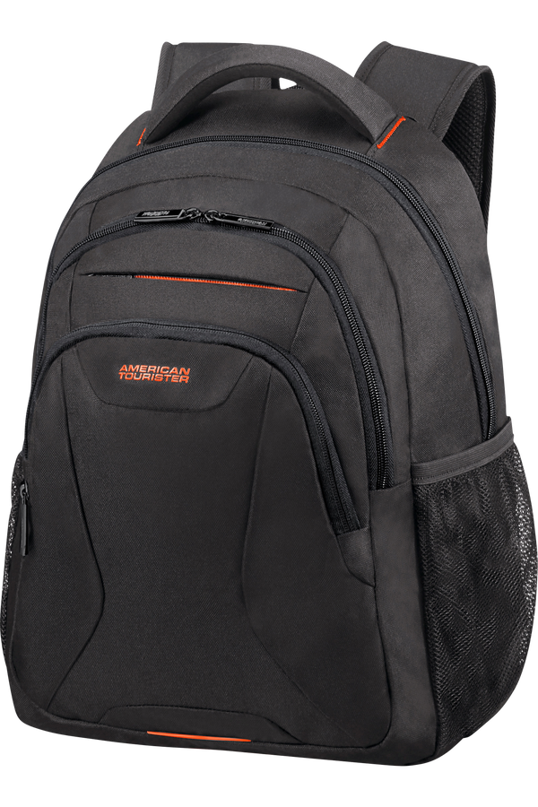 Mochila para Portátil 14.1" Preto/Laranja - AT Work | American Tourister